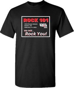 SoR ROCK 101 Poster shirt.